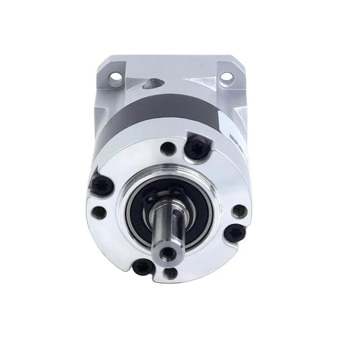 Front view of MGL Series Planetary Gearbox For NEMA 17 Stepper Motor, 10:1 Gear Ratio, 5mm Shaft, 42mm Flange, Metal Housing