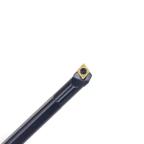 3/8 X 6 Inch Right Hand Indexable Boring Bar With SCLCR CCMT21.51 Insert, Solid Carbide With Multilayer Coating, angled view