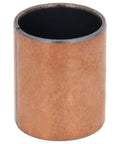 6 Pack Oilless Bushing Sleeve Bearings 0.87 Inch Bore X 0.98 Inch Outside Diameter 1.18 Inch Long Copper Bronze Plain Bearings close-up view.