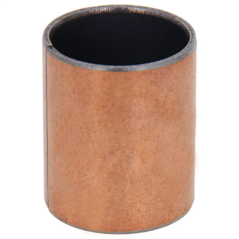 6 Pack Oilless Bushing Sleeve Bearings 0.87 Inch Bore X 0.98 Inch Outside Diameter 1.18 Inch Long Copper Bronze Plain Bearings close-up view.