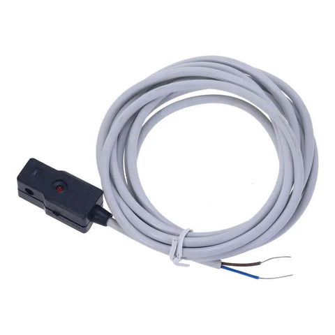 Proximity Switch For Air Cylinders With Wired Magnetic Reed Sensor, Pneumatic Proximity Sensor, DB54, black housing, gray cable