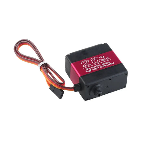25Kg Dual Shaft U Mount RC Digital Servo With Full Metal Gear Waterproof Construction For Robotic Arm 180 Degree Rotation Ideal