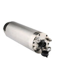 Beefy Water Cooled Spindle Motor With Killer Cooling For CNC Mills 5.5KW 7.5KW 24000 RPM 380V ER32 Collet Setup showing stainless steel design.