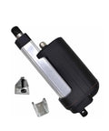 Heavy Duty Smart Linear Actuator Motor Delivering A Smooth 36V Thrust With A Meaty 400 Mm Stroke Rock Solid 12000 N Pushing Capability And A No Sweat Setup For Every DIY Project, showing actuator with brackets.
