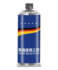 Two Part Pro Grade Industrial Strength Metal Bonding Paste For Structural Restoration High Temperature Adhesive Gel With Hardener Cold Weld Sealant in blue tube