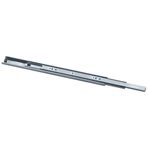 Beefy 18 Inch Ball Bearing Drawer Slides With Full Extension For Smooth Opening Zinc Plated Steel Up To 100 Lbs Supports