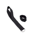 33 Ft Upgraded Pet Fish Tape Electrical Wire Threader Puller Tool For Cpu Ethernet Cable Installation. Black strap with metal ring.