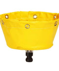 Low-Profile Pipe Leak Diverter Tarp For Tight Spaces And Small Drips, Heavy-Duty Vinyl-Coated, UV-Resistant, 11.5-Inch By 9-Inch