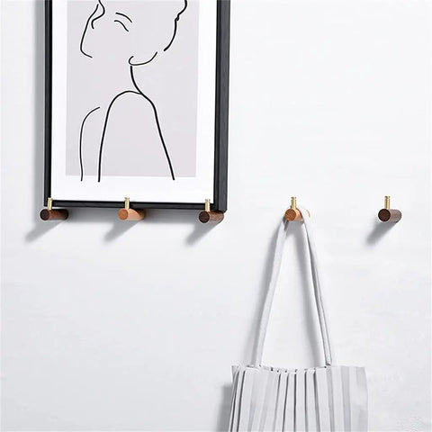 Upgrade Your Entryway Game With Heavy Duty Wall Hooks Featuring Solid Brass Caps And Genuine Walnut Wood Construction Ideal For Towels Jackets Backpacks And Slick Rustic Home Decor.