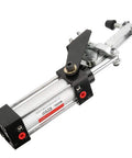 300mm Pneumatic Hold Down Clamp For Welding And Fixtures Heavy Duty Cylinder Clamp, built-in air control visible