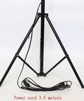 JUDYSSY Led Floodlight 50W 3600Lm Led Outdoor Floodlight power cord 3.6 meters with tripod base in black