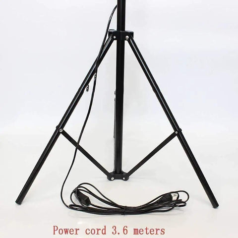 JUDYSSY Led Floodlight 50W 3600Lm Led Outdoor Floodlight power cord 3.6 meters with tripod base in black