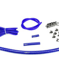 Get Your Ride Pumping Hard With This Blue Reinforced Silicone Vacuum Hose Kit That Beats The Stock OEM Rubber And Handles Sweet High Temps For Street Or Race Without Failing. Blue silicone vacuum hose kit with clamps, straight and curved hoses