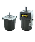 Heavy Duty 40W Micro AC Gear Motor With Sleek 12MM Shaft And Straight Up Rock Solid Performance For Compact Projects in close-up view.