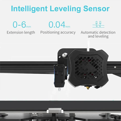 CR Touch Auto Leveling Kit for Ender Series 3D Printers with 32 Bit Mainboard V4.2.2 V4.2.7 sensor demonstration