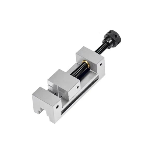 3.5 Inch High Precision Manual Bearing Vise With Smooth Clamp for CNC machining and bench work, heavy duty for metalworking.