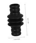 Steam Wand Insulation Sleeve And Rubber Cover For Coffee Makers, Replacement Shield For Steam Nozzle, black rubber sleeve