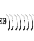 Upgrade Your GM LS Or LT Engine With This 8-Piece Extreme Spark Plug Wire Sleeve Set For A Snappy Idle And Raw Power Under Hood When Tearing Up The Drag Strip. 8-piece silicone spark plug wire sleeves with black separators