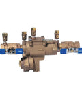 Front view of 1 Inch Reduced Pressure Zone Assembly With Quarter Turn Shutoff For Water Line, RPZ Valve, 860 1313 Series