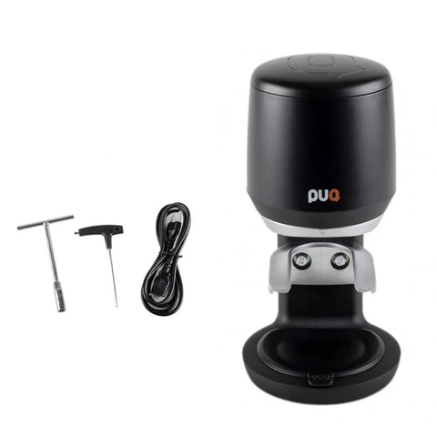 Electric Auto Leveling Espresso Tamper For 57.3 Mm Portafilters with accessories, perfect for home baristas and commercial kitchens.