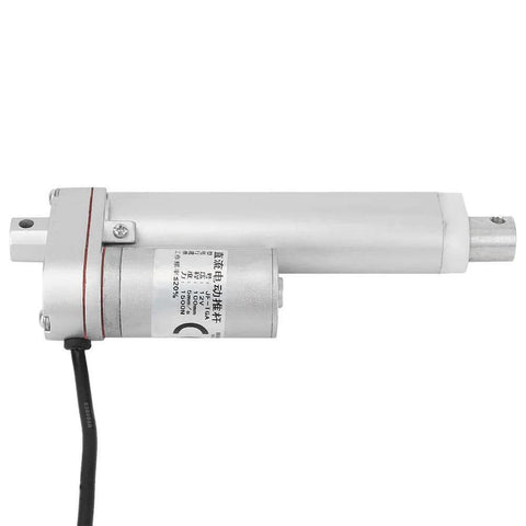 100mm Stroke DC 12V Electric Linear Actuator Putter For Doors And Windows Permanent Magnet DC Motor Drive side view