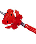 WS6 Angle Clamp With Free Floating Jaw And Ferrite Magnet Pro Grade Heavy Duty Quick Single Spindle Setup, red clamp tool