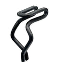 Close-up of a black metal spring clip from the 30Pcs Door Trim Panel Fasteners Retainer Clips Set For Classic Chrysler Dodge Plymouth And Ford Cars