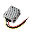 Heavy Duty DC Buck Converter Steps 72 Down To 24 Volt With Straight Swap Install and Built Like A Tank Aluminum Shell IP67 Waterproof Max 20 Amps for EV Trucks Solar Systems.