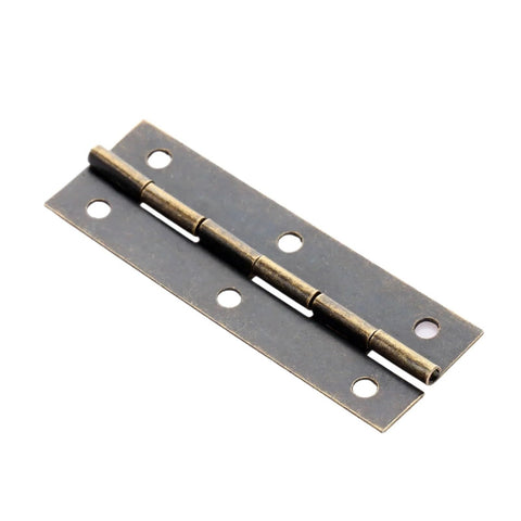 4 Pack Rotating Concealed Hinge Set Antique Bronze For Cabinets Doors Drawers And Jewelry Boxes 60x20mm With Silent Bearings