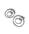 Beefy Stainless Steel Universal CV Boot Clamp Kit With Adjustable Diameter For Axle CV Joint Bands Drive Shaft Crimp Clamps 24 Pieces