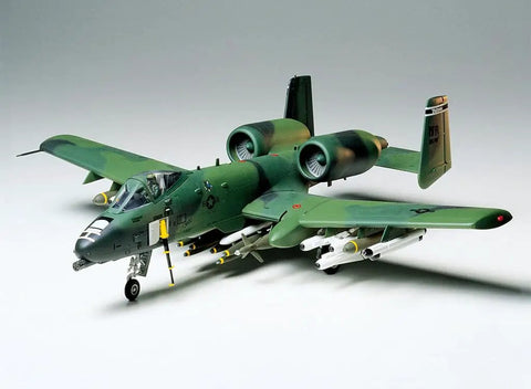1/48 Scale A-10 Thunderbolt II Plastic Model Kit With Pilot Figure And Ejection Seat, Decals For Five USAF Aircraft, Painting Reference