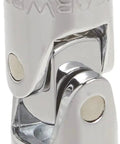 3/8 Inch Drive Universal Joint With Ball Detent For Secure Socket Retention, Polished Chrome Finish, Model 80549