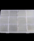 625 Piece Clear Heat Shrink Tubing Kit With Two To One Ratio Eight Sizes Wire Wrap Insulation Sleeve Set in case