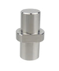 Heavy Duty Stainless Steel Bench Dogs for Woodworking Workbench Peg Brake Stops with non-slip rubber pad visible