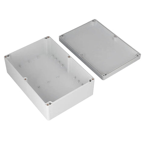 Built Tough ABS Plastic Power Junction Box Electrical Enclosure IP65 Rated Flame Retardant Insulated 263x185x95mm lid removed