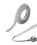 Flexible Pvc Cable Channel And Wall Covers Straight Up Tidy Your Mess Snazzy Wire Loom Raceway for Ethernet and power cords.
