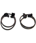 Pontiac Firebird Door Seal Kit 1982 1992 Driver And Passenger Side FBody Replacement Weather Strips shown coiled.