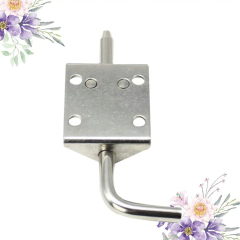 Stainless Steel Cabinet Door Hinge With Spring Latch Easy Install No Squeak Quiet Close Heavy Duty Industrial Hardware For DIY Projects And Clubs Durable Rust Resistant Silver Finish