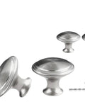 Sleek Stainless Steel Drawer Knobs And Cabinet Pulls, Heavy Duty Silver Furniture Kit For Kitchen Pantry And Bedroom Drawers, set of four