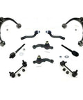 Ultimate Sealed Front Suspension Kit with Left and Right Inner Outer Upper Lower Tie Rods for Lexus LS400 4.0L 1998-2000