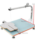 Pro Grade Foam Cutter With 72W Hot Wire, Lightweight Tabletop Foam Cutting Tool For Styrofoam And Pearl Cotton, on measurement grid