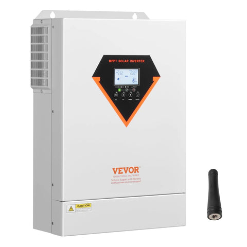 Beefy 6000W Hybrid Solar Inverter 48V DC To 230V AC Single Phase Pure Sine Wave With Built In 120A MPPT Solar Charge Controller