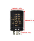 Pro Grade Heavy Duty Filter Capacitor Selection Featuring 10UF Through 100UF Picks For Industrial Power Conversion And Hifi Rectification With Rock Solid 500V Ratings And Built Tough Resilience For Hands On Makers, 10uF 500V electrolytic capacitor.