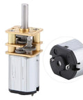 Compact 6V DC Gear Motor With Metal Gearbox For Tiny Projects N20 Micro Geared Motor Low Speed High Torque Kit