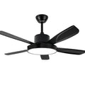 YPDJVLTI Ceiling Fans Lights 42-52Inch Ceiling Lamp with black blades and integrated light, perfect for modern spaces.