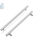 30 Pack Brushed Nickel Cabinet Handles Drawer Pulls For Kitchen Cabinets And Dressers, 3 Inch Center To Center, screws included