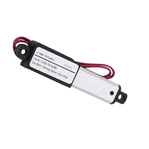 Solid 12V Electric Linear Actuator With Telescopic Aluminum Body And Built In Limit Switches for compact use and steady motion.