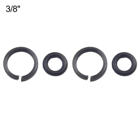 3/8 inch black Top Tier 1/2 Inch Square Drive Socket Retainer Ring Kit With O-Ring For Impact Wrenches Fits Craftsman And IR Pneumatic Tools Heavy Duty Replacement Parts You Can Trust
