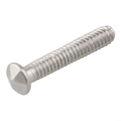 Close-up of a small screw from the Grab And Go All In One Eyeglasses Repair Kit With 13 Screw Sizes, Keychain Screwdriver And Tweezers