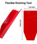 Flexible NBR Oil Drain Tool Funnel That Bends Into Any Shape No Spill Reusable Oil Filter Funnel Portable Draining Gadget 14.6 x 6.7 in